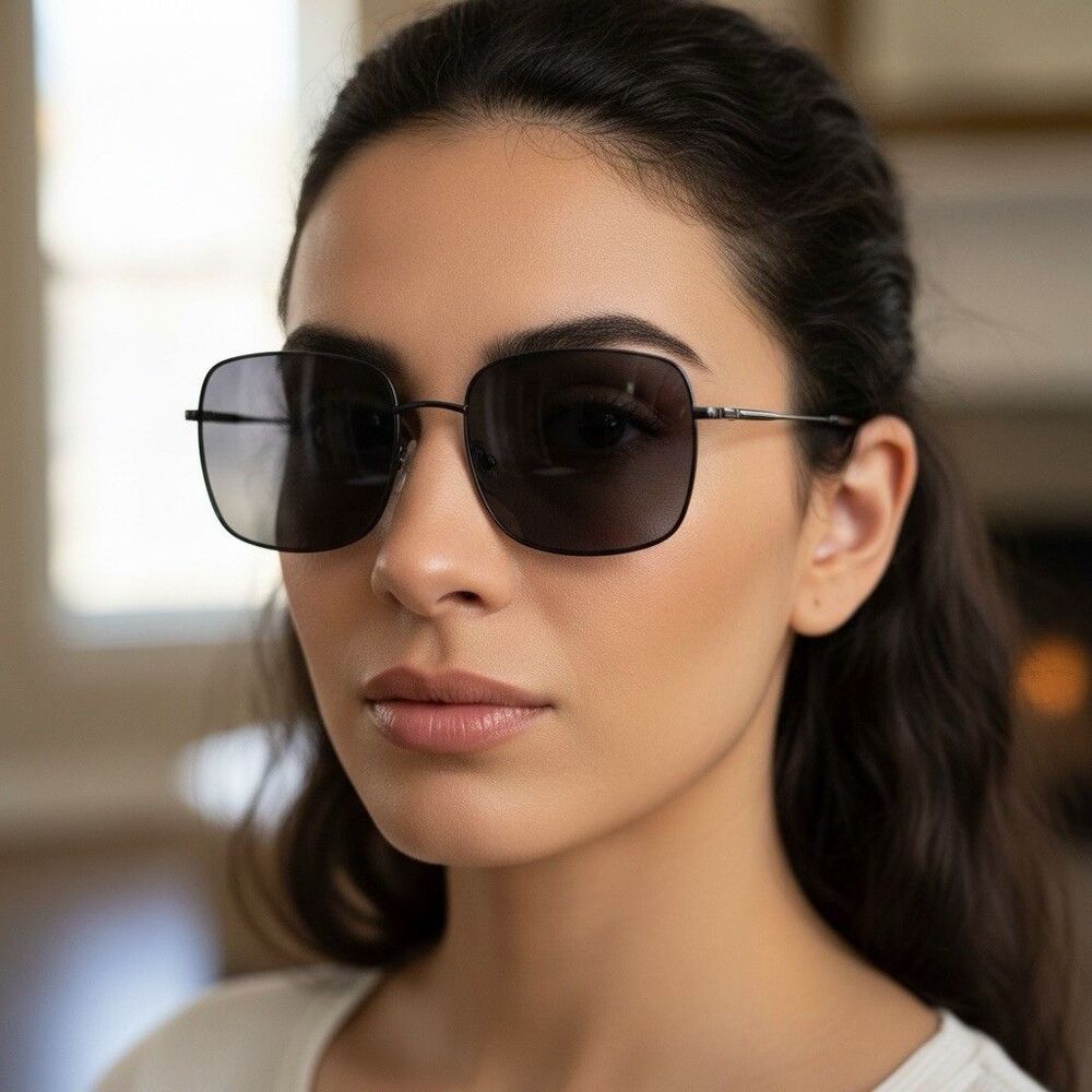 Vintage Burberry B8868/S Rimless Sunglasses Blue Gradient Safilo 7MR